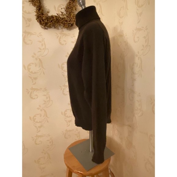 Lord & Taylor 100% Cashmere Brown Sweater Ladies Large - Picture 2 of 3